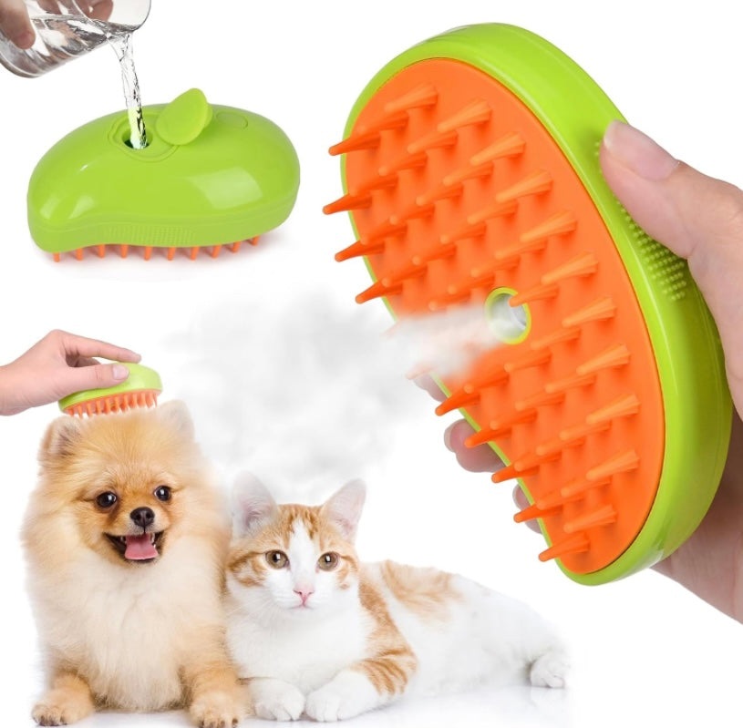 True4Paws™ Pet Grooming Steam Brush 🐾🐾🐾